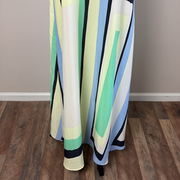 Anthropologie Maeve Color Block Geometric Maxi Dress Sleeveless Size Small - Picture 6 of 14